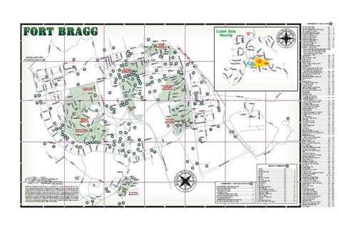 Fort Bragg Gate Map