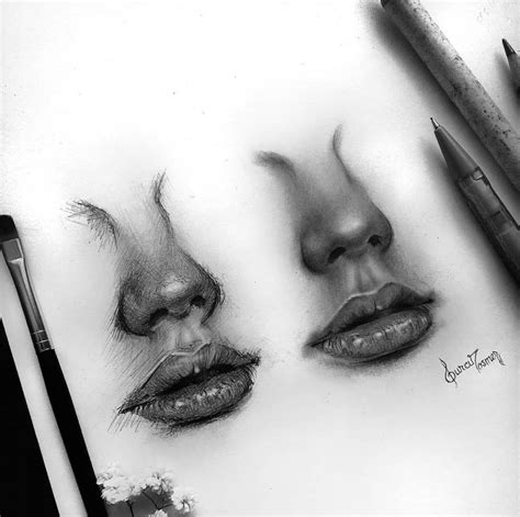Girl Drawing Sketches, Art Drawings Sketches Simple, Line Art Drawings, Realistic Face Drawing ...