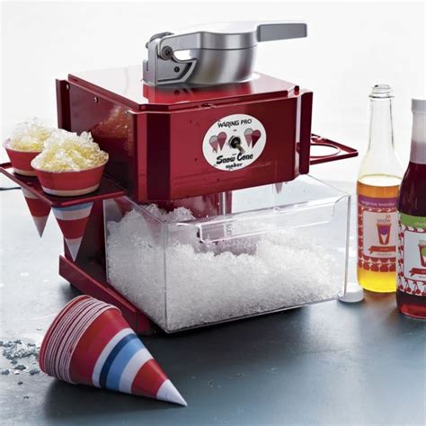 Waring Metallic Red Snow Cone Maker | HolyCool.net