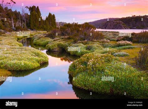 Lake Ball - Walls of Jerusalem National Park - Tasmania - Australia Stock Photo - Alamy