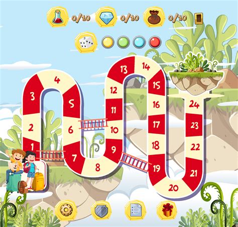 Counting number game template for kid 4719650 Vector Art at Vecteezy