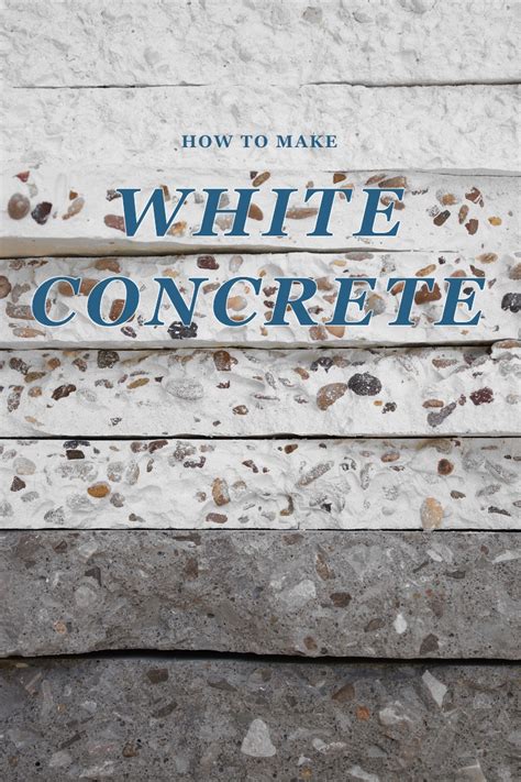 HOW TO MAKE WHITE CONCRETE — Modern Builds