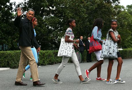 United States President Barack Obama Daughters Editorial Stock Photo ...