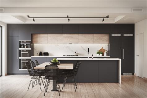 Black Berry Kitchen - Ronen Bekerman - 3D Architectural Visualization & Rendering Blog