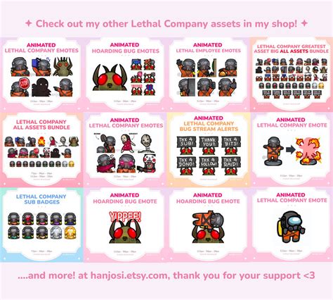 Lethal Company ANIMATED Emotes Set Discord, Twitch, Streaming ...