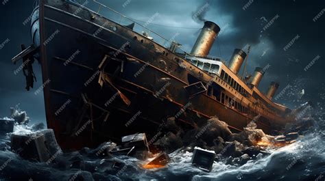 Premium Photo | An expeditition to the titanic wreckage