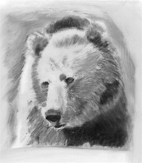 Bear Spirit Painting by FeatherStone Studio Julie A Miller - Pixels