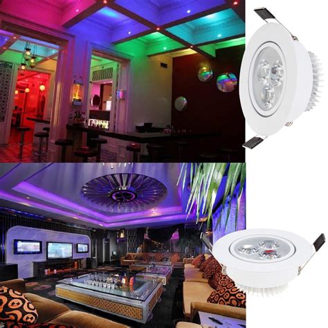 Multi Color Dimmable 3W LED Recessed Ceiling Down Light 25W Equivalent Lamp 220V,LED Ceiling Light