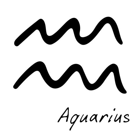 Aquarius Zodiac Symbols