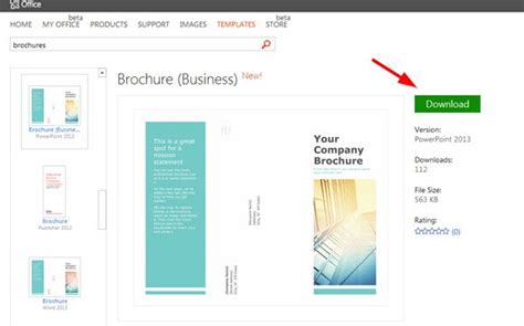 Simple Brochure Templates for PowerPoint