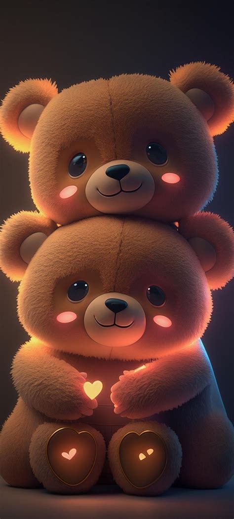 Background Cute Bear Wallpaper - EnWallpaper