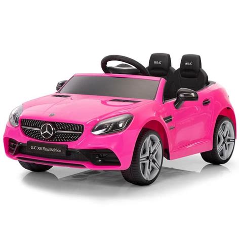 TOBBI 12-Volt Kids Car Ride On Licensed Mercedes-Benz Electric Vehicle ...