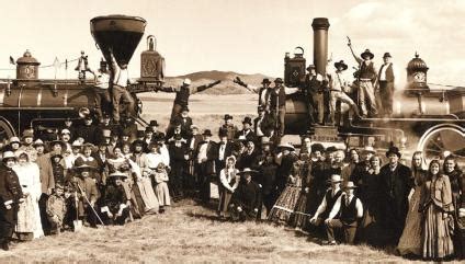 May 10th 1869, A Golden Spike is Driven into a Railroad Tie at ...