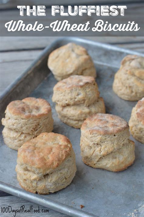 Fluffy Whole Wheat Buttermilk Biscuits ⋆ 100 Days of Real Food