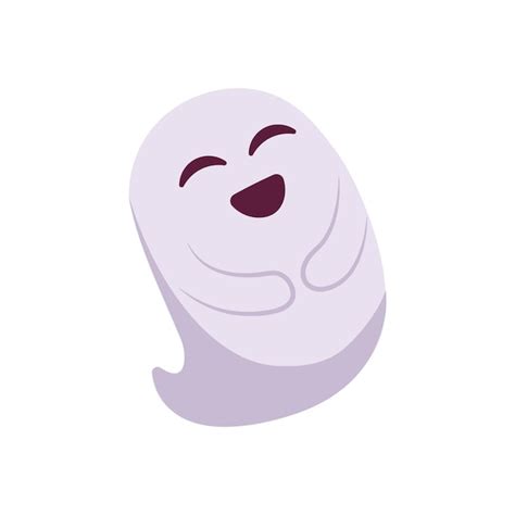 Premium Vector | Laughing Ghost Illustration