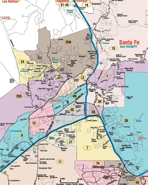 Santa Fe MLS Area Map - Liz Sheffield Santa Fe Real Estate