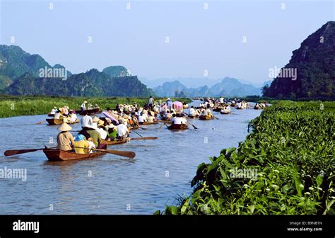 Vietnam, Ha Tinh province, Huong Tich pagoda (Perfume pagoda), small Stock Photo, Royalty Free ...