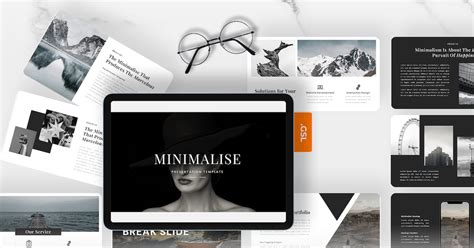 Minimalise – Minimal Google Slides Template Incl. black & modern - Envato Elements