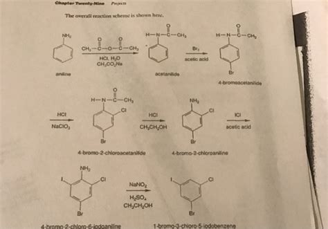 Solved Part D: Synthesis of 4-Bromo-2-chloroaniline from | Chegg.com