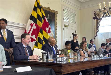 Maryland Gov. Wes Moore signs economic development, infrastructure ...