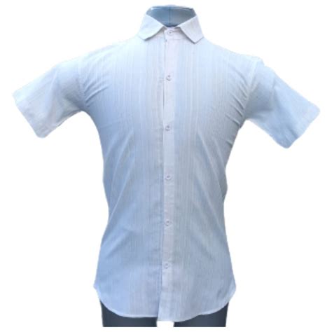 Plain Men White Rayon Shirt, Half Sleeves at Rs 215 in Surat | ID ...