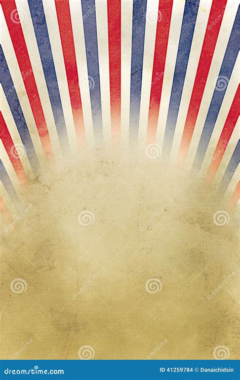 Retro Background Red, White and Blue Stripes Stock Illustration - Illustration of grunge ...