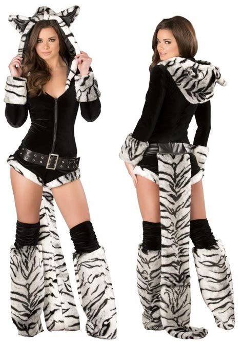 Siberian White Tiger Sexy Costume - Women Sportswear | Gym clothing & Fitness Wear | UMBRA SPORTS