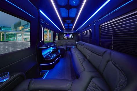 Mercedes-Sprinter-Limo-interior - Epic Limo and Party Bus