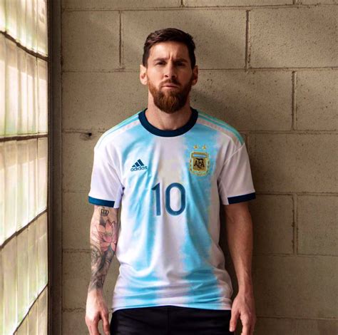 Argentina 2019 Home Jersey | Messi goals, Messi, Lionel messi