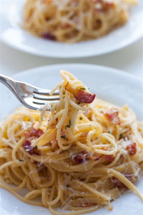 Spaghetti alla Carbonara for Two | Chick and her Cheese