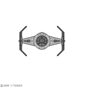 Pixel Darth Vaders Tie Fighter by x-tender on DeviantArt