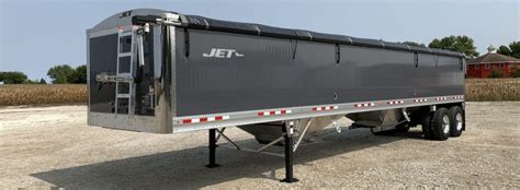 GRAIN HOPPER TRAILERS - ALUMINUM DOUBLE WALL - Jet Co Trailers