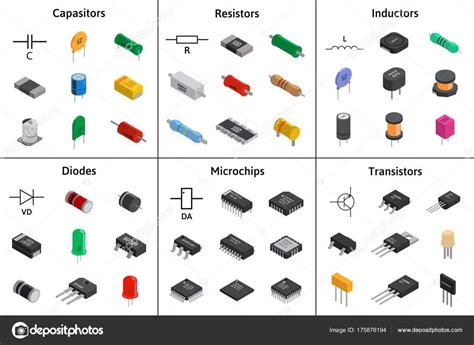 Elektronische Bauteile - Online-Puzzle