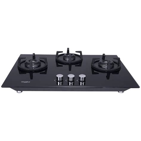 Buy Whirlpool Hob 3 Burner Auto Ignition Gas Stove (Elite Hybrid HD 703 Brass Gas Hob) Online at ...