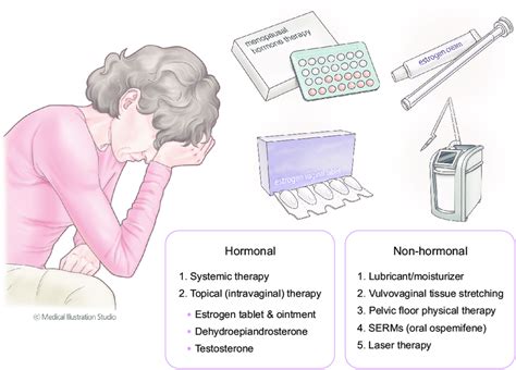 Various treatment options for genitourinary syndrome of menopause.... | Download Scientific Diagram