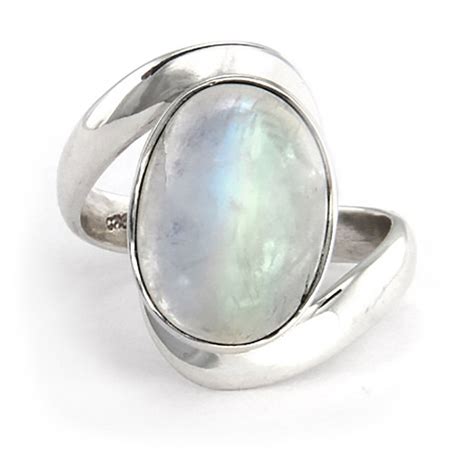 Vampire Inspired Sterling Silver Moonstone Ring | Eve's Addiction®