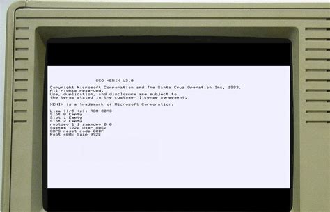 Cloud Architecture and Technology Blog: Xenix - a blast from the past ...