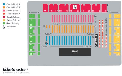 2025 BETMGM PREMIER LEAGUE DARTS Seating Plan - The Brighton Centre