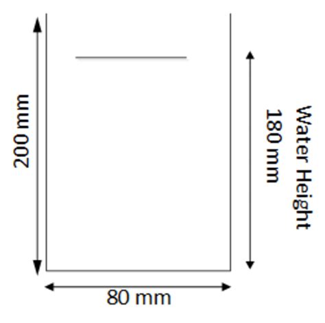 Dimensions of Water Tank | Download Scientific Diagram