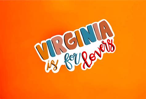 Virginia is for Lovers Sticker - Etsy