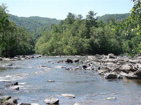 French Broad River near Stackhouse, North Carolina, June 2007 | River, River north, North carolina