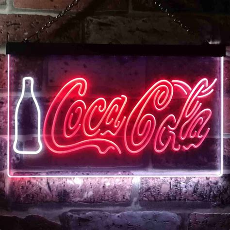 Coca-Cola Bottle and Logo LED Neon Sign - neon sign - LED sign - shop - What's your sign?