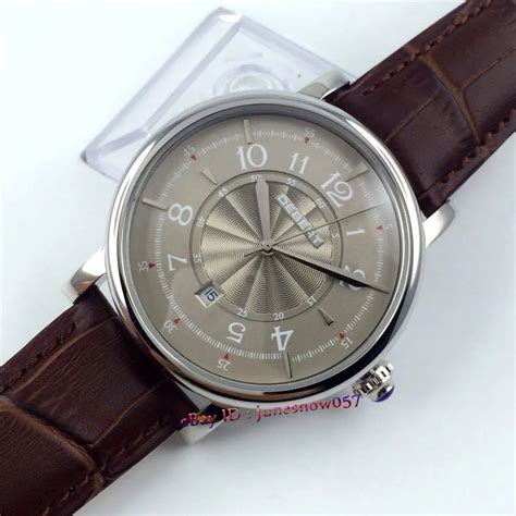 Luxury Debert 43mm grey dial date 5ATM water resistant MIYOTA 8215 movement Automatic Men's ...