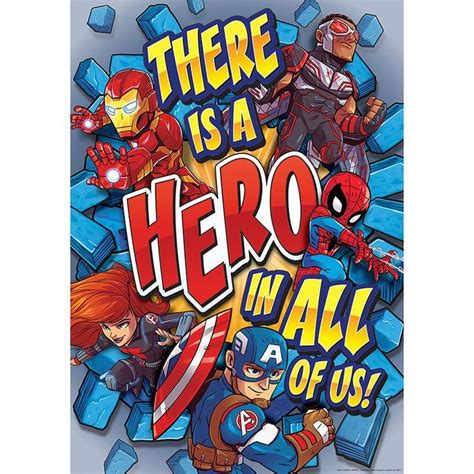 MARVEL SUPER HERO IN 13X19 POSTER | Superhero classroom theme, Hero poster, Classroom themes