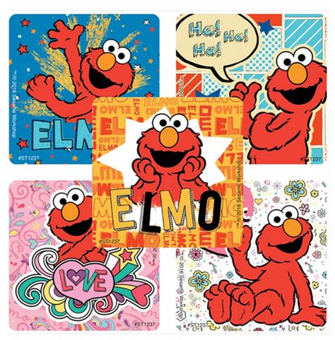 25 Elmo LICENSED Sesame Street Stickers 2.5 x | Etsy