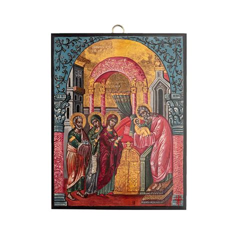 Artis Gilding & Restoring The Candlemas 18th Century Icon Available in Coloured Background ...