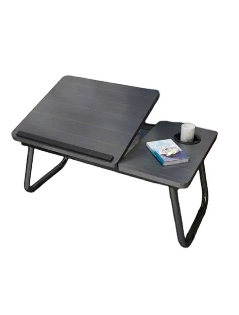 Foldable Laptop Table Stand Tray with Cup Holder