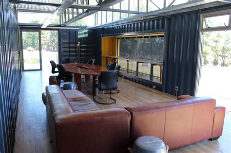 Shipping Container Office Interior | Container house, Container house ...