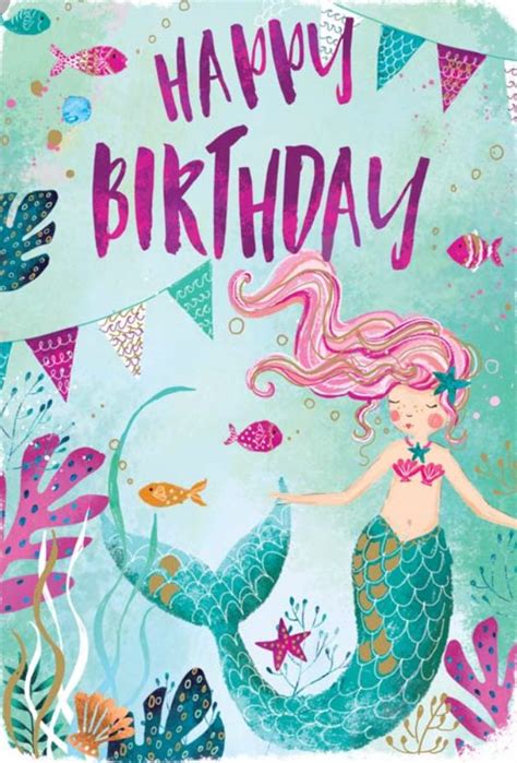 Pin by Irishgregory on Mermaids | Happy birthday greetings, Happy ...