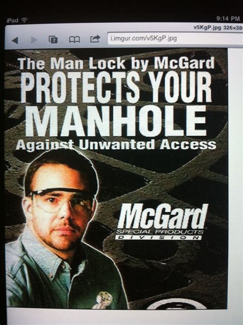 McGard Manhole Protection Advertising Fails, Bad Advertisements, Adverts, Funny Ads, Hilarious ...